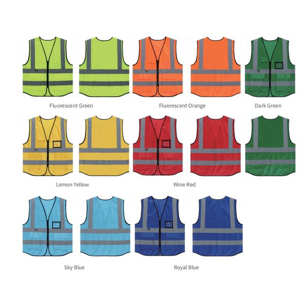 Multi Pocket Refleksvest Multi Pocket Refleksvest