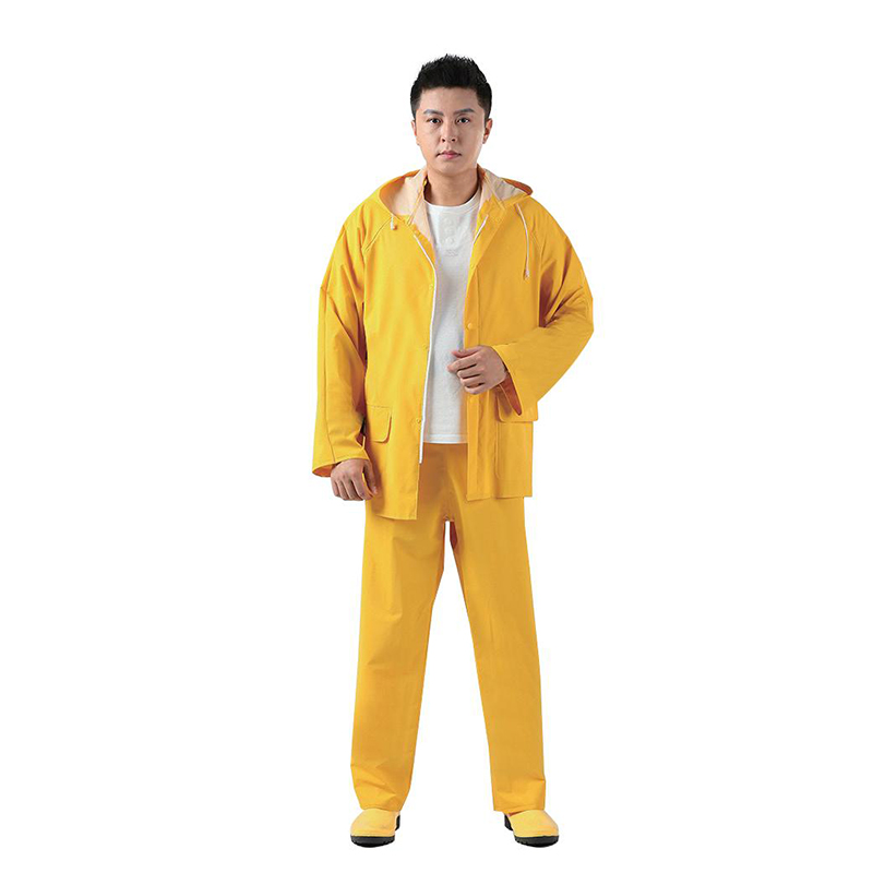 Polyester med PVC-belægning regnfrakkedragter